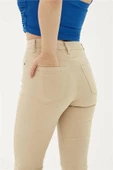 FASHION FRIENDS KADIN CROP FLARE DENİM PANTOLON 23Y-PNT0294K1 - 5
