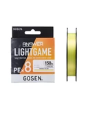 Gosen Answer Light Game PE8 Örgü LRF İpi 150mt Coctail Yellow - 1