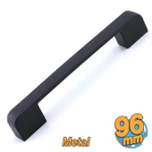 Radus Siyah Metal Kulp 96 mm -9.6 cm Mobilya Çekmece Mutfak Dolabı Dolap Kulpları Kulbu Kulpu - 1
