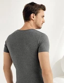 6 Adet Şahinler Erkek Likralı Kısa Kollu Fanila Atlet E069 thumbnail 6