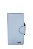 Grande Hakiki Deri Unısex Cüzdan Buz Mavi 2644 thumbnail 1