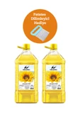 KIRLANGIÇ 4 LT DAR AĞIZ AYÇİÇEK YAĞI PET *2 + Patates Dilimliyici Hediyeli - 1