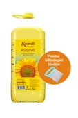 KOMİLİ AYÇİÇEK YAĞI 5 LT PET + Patates Dilimliyici Hediyeli - 1