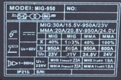 OZITO MIG-950 Gazsız Gazaltı Kaynak Makinası NO:110+Kaynak Makinası 2 si Bir Arada Gazsız Gazaltı Kablosu Yoktur - 2