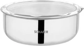 Schafer Practi Çelik Saklama Kabı 3 Lü (16-18-20 Cm) -6 Parça-Inox - 4