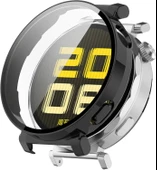 Huawei Watch Gt5 Pro 42MM ile Uyumlu Önü Kapalı Ekran Korumalı Silikon Kılıf - 1