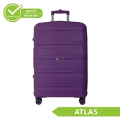 Vegmann Polipropilen (PP) Atlas Violet 3lü Valiz Seti - 2