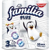 Familia Plus 3 Katlı Tuvalet Kağıdı 32 Rulo - 1