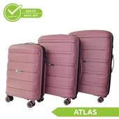 Vegmann Polipropilen (PP) Atlas Mürdüm 3lü Valiz Seti thumbnail 1