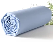 Maki Home Yüzde Yüz Pamuklu Açık Mavi 100x200+50x70 Tek Kişilik Lastikli Çarşaf Seti thumbnail 2