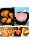 Katlanabilir Airfryer Pişirme Kabı Silikon Pişirme Seti 6 Litreye Kadar Tüm Cihazlara Uygun - 6