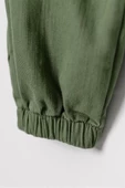 Çift Cepli Kordonlu Jogger Gabardin Erkek Çocuk Pantolon - 6