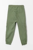 Çift Cepli Kordonlu Jogger Gabardin Erkek Çocuk Pantolon - 2