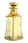 Parfüm Esans Cam Şişesi Gold Boş Esans Cam Şişesi Dekorotif Vitrin Şişesi 150 Ml. X009-150ML-4 - 1