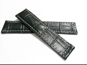 Tag-heuer Uyumlu  22-20   Beyaz Dikişli  Siyah Hakiki dana derisi  (25 ) thumbnail 1