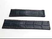 Tag-heuer Uyumlu  24-20 Beyaz Dikişli Mavi   Hakiki dana derisi  ( 18) thumbnail 3