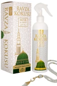 Medine Ravza Kokusu 400 Ml Sprey Kabe Kokulu İnci Görünümlü Plastik Beyaz Tesbih Tesbih Hediyeli thumbnail 1