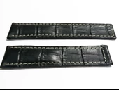 Tag-heuer Uyumlu  24-20 Beyaz Dikişli Siyah  Hakiki dana derisi  ( 17) thumbnail 2