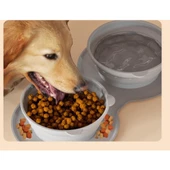 Mikopet Katlanabilir İkili Mama ve Su Kabı - 3