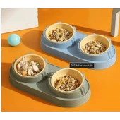 Mikopet Çift Bölmeli Mama ve Su Kabı - 4