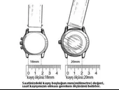 Tag-heuer Uyumlu  20-18  Beyaz   Dikişli   Kahverengi  Hakiki dana derisi  05 thumbnail 4