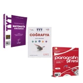 TYT Parağraf Coğrafya ve Matematik Soru Bankası 3 Kitap Set - 1