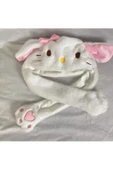 NETAVANTAJ Hello Kitty Hareketli Kulaklı Işıklı Şapka - 2