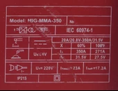 Kaynak Makinası + ROYCE Gazsız Gazaltı Kaynak Makinası MIG-MMA-350 2 Makina bir arada NO:380 Gazsız Gazaltı Kablosu Yoktur - 2