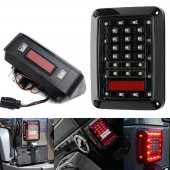 JEEP WRANGLER RUBİCON JK NOKTA LEDLİ FÜME STOP SETİ 2007-2017 - 2