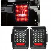JEEP WRANGLER RUBİCON JK NOKTA LEDLİ FÜME STOP SETİ 2007-2017 - 4