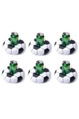 NETAVANTAJ Futbol Topu Desenli Havuz Deniz Şişme Bardak Tutucu Float 6 Adet - 1