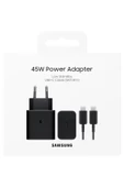 Samsung EP-T4511X Type-C Süper Hızlı Şarj Cihazı 45W Siyah Samsung Türkiye Garantili - 5