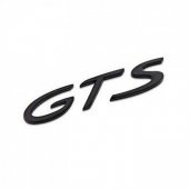 PORSCHE GTS BAGAJ YAZISI SİYAH - 1