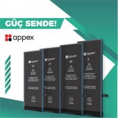 Apex Apple İphone 6s Plus Güçlendirilmiş 3600 mAh Batarya Pil - 2