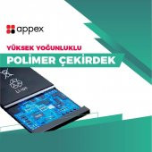 Apex Apple İphone 6s Plus Güçlendirilmiş 3600 mAh Batarya Pil - 3