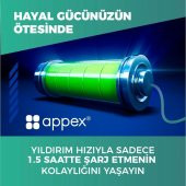 Apex Apple İphone 6s Plus Güçlendirilmiş 3600 mAh Batarya Pil - 4
