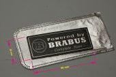 MERCEDES POWERED BY BRABUS YAZI SİYAH - 1