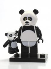Lego Minifigür - Lego Movie Seri 1 - 71004 - Panda Guy - 1