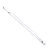 BZ 316L Çelik Zirkon Taşlı İnci Kadın Bileklik BLK-1000 - 5