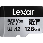 Lexar Professional 128GB 205 MB/s Silver Plus Mikro SD Hafıza Kartı - 2