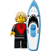 Lego Minifigür - Seri 17 - 71018 - 1 Professional Surfer thumbnail 1