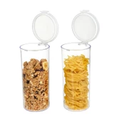Moonstar Hava Sızdırmaz Kilitli Silindir Kavanoz 2 X1300 ML BPA FREE-JARSET2 - 3