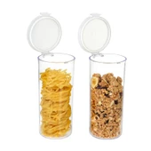 Moonstar Hava Sızdırmaz Kilitli Silindir Kavanoz 2 X1300 ML BPA FREE-JARSET2 - 1