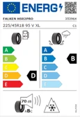 Falken Eurowinter HS02 Pro 225/45R18 95V XL M+S 3PMSF Oto Kış Lastiği (Üretim Yılı: 2023) - 2