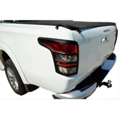 Mitsubishi L200 2015-2019 Far Stop Çerçeve Kaplama Siyah - 4