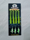 SEA HUNTER V8 Jig Series 8cm 5,5gr Silikon Yem Yeşil 4pcs - 1