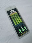 SEA HUNTER V8 Jig Series 8cm 5,5gr Silikon Yem Yeşil 4pcs - 2