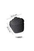 2'li Set Airfryer 7 Gözlü Silikon Mini Muffin Yapışmaz Cupcake, Brownies, Pasta Kek Kalıbı Silikon Fırın Eldiveni Tutacağı - 3