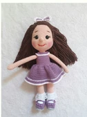 Fatoş Bebek Amigurumi Organik Oyuncak - 1