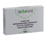 VeNatura B-Trio ODT Metilkobalamin, Metilfolat ve P-5-P Takviye Edici Gıda 30 Tablet - 1